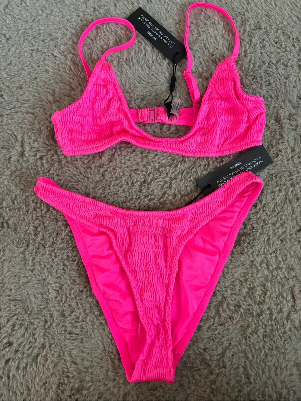 triangl swimwear MAIYA MYSA Bikini Set Size small + top and size large bottom